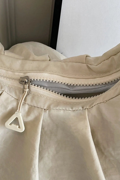'Alondra' Ruched Drawstring Crossbody Bag - Celes Fashion